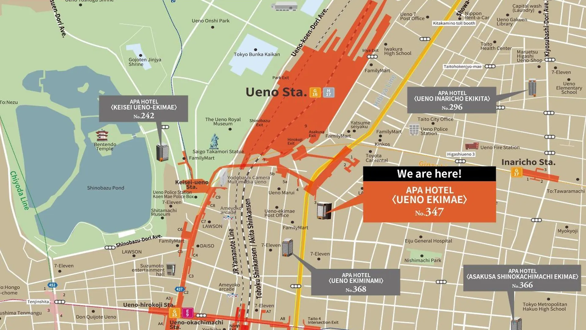 Apa Hotel Ueno Ekimae Tokyo